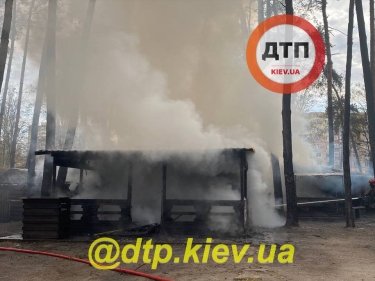 Фото 5 — Неизвестные сожгли контактный зоопарк в киевском парке "Совки" (ФОТО, ВИДЕО)