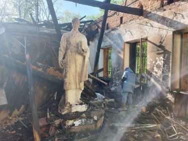 Фото 3 — Окупанти знищили музей Сковороди у Харківській області (ФОТО)
