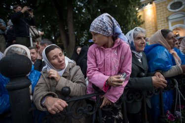 Фото 19 — Кирилл снял крест: в Печерскую Лавру привезен крест Андрея Первозванного (ФОТО)