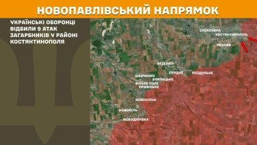 Фото 19 — Карта бойових дій в Україні на 19 березня 2025 року