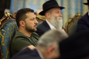 Фото 54 — Зеленський зустрівся з єврейським духовенством напередодні Рош га-Шана (ФОТО, ВІДЕО)