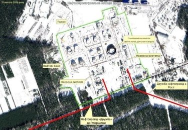 Фото 3 — Зеленський прокоментував супутникові знімки нафтопроводу "Дружба", які оприлюднив Орбан