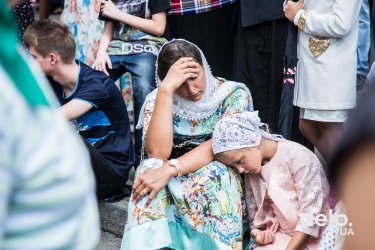 Фото 7 — "Мы сюда приехали мира просить" — как в Киеве прошел Крестный ход УПЦ МП (фото)