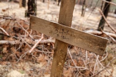 Фото 9 — В массовом захоронении в Изюме обнаружили 450 замученных тел, Зеленский анонсировал "страшное возмездие" (ФОТО)