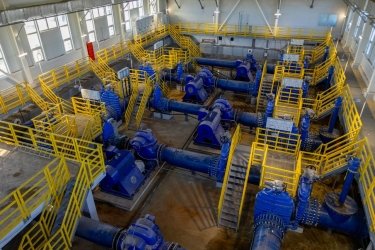 Фото 5 — "Об'єкти, як-от водогін Кривого Рогу, рік проєктуються, п’ять років будуються, але ми дали місту першу воду за два місяці", — заступник директора "Автомагістраль-Південь" Валерій Вакарчук