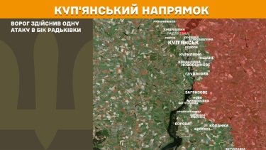 Фото 18 — Карта бойових дій в Україні на 9 травня 2026 року