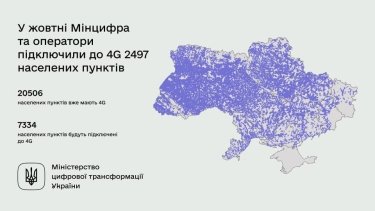Фото 2 — В октябре 4G появился в 1146 населенных пунктах Украины