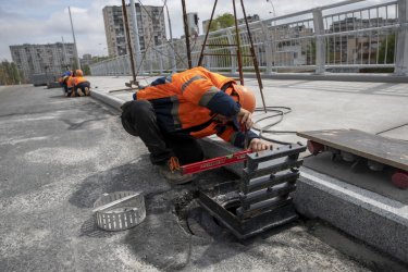 Фото 21 — Кличко озвучив термін запуску Подільського мосту для автівок (ФОТО)