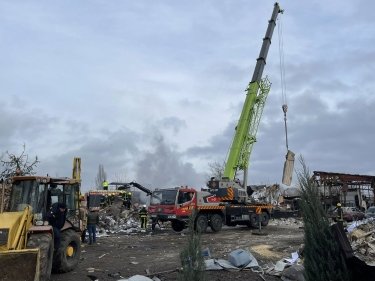 Фото 5 — В результате атаки на Киев пострадало предприятие "Текстиль-Контакт" (ФОТО)