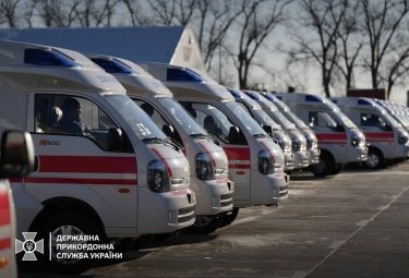 Фото 5 — Пограничники получили 17 санитарных автомобилей для эвакуации