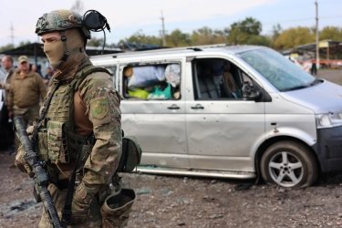 Фото 8 — Число погибших при обстреле гражданской колонны в Запорожской области выросло до 30, раненых - до 88