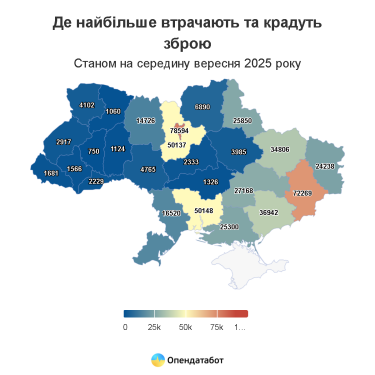 Фото 4 — Почти полмиллиона единиц оружия потеряно и похищено в Украине с начала войны