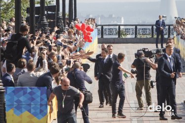 Фото 12 — Как Владимир Зеленский приносил присягу народу Украины (ФОТО)