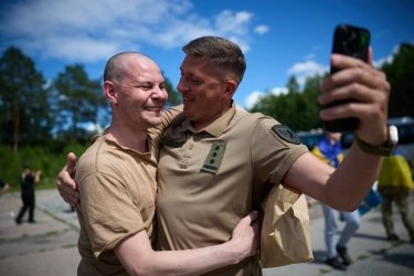 Фото 11 — Украина вернула из российского плена 160 военных (ФОТО)
