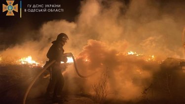 Фото 5 — В Одесі вщент згорів незаконний ЖК-довгобуд з дерева (ФОТО, ВІДЕО)