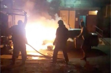 Фото 3 — В Киевской области сожгли автомобиль журналистов "Схем" (ФОТО)