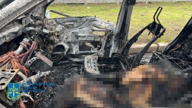 Фото 3 — В Никополе расстреляли машину заммэра: он погиб