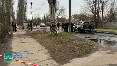 Фото 2 — В Никополе расстреляли машину заммэра: он погиб