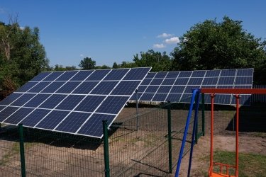 Одна з СЕС у Чернігівській області