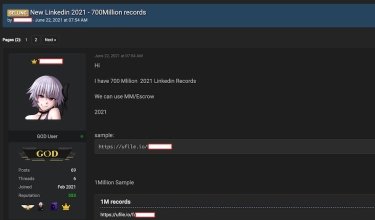 Фото 2 — В сети выставили на продажу данные почти всех пользователей LinkedIn