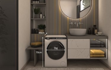 Фото 2 — Стиральная машина Haier Mini Inverter – идеальный выбор для современного потребителя
