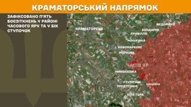 Фото 17 — Карта бойових дій в Україні на 14 липня 2025 року