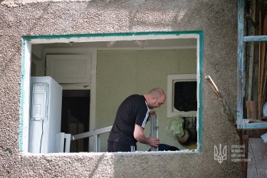 Фото 4 — В Краматорске в результате вражеских утренних обстрелов повреждено более 800 квартир, - глава ОВА