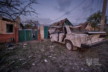 Фото 3 — Російські військові обстріляли ракетами приватні будинки на Донеччині, — ОВА