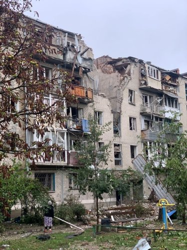 Фото 2 — Славянск подвергся массированному обстрелу. Один человек погиб