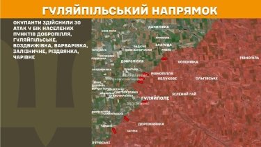 Фото 25 — Карта боевых действий в Украине на 22 июня 2026 года