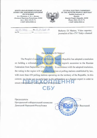 Фото 4 — Террористы "ДНР" "нарисовали" себе иностранных наблюдателей на фейковом референдуме "задним числом", - СБУ