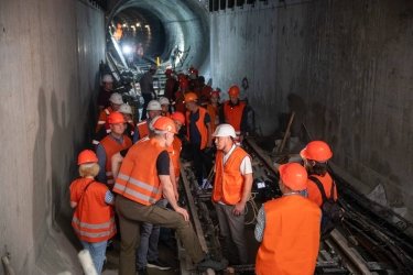 Фото 5 — Ремонт тоннеля метро между "Демеевской" и "Лыбедской" на завершающей стадии, — Кличко (ФОТО)