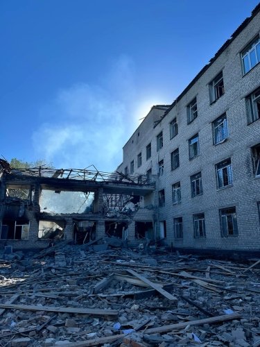 Фото 7 — Оккупанты нанесли ракетный удар по психиатрической больнице в Донецкой области