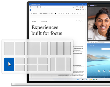 Фото 3 — Microsoft представила Windows 11 с меню "Пуск" посреди панели задач: как выглядит новая ОС