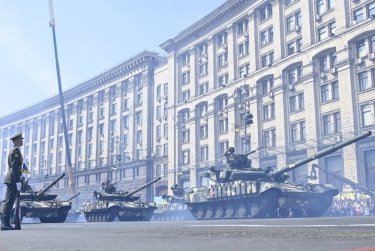 Фото 13 — Как прошел военный парад ко Дню Независимости Украины в Киеве (ФОТОРЕПОРТАЖ)