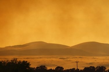 Фото 20 — В США бушует крупный лесной пожар, население городов эвакуируется