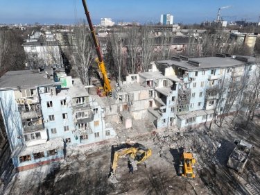 Фото 11 — В Запорожье завершили разбор завалов пятиэтажки, разрушенной ракетным обстрелом