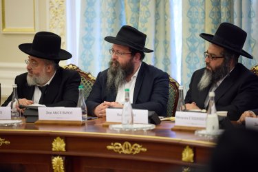 Фото 57 — Зеленський зустрівся з єврейським духовенством напередодні Рош га-Шана (ФОТО, ВІДЕО)