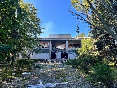 Фото 2 — Оккупанты нанесли ракетный удар по психиатрической больнице в Донецкой области