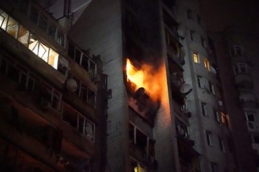 Фото 9 — Киев атаковали баллистическими ракетами — их сбила Противовоздушная оборона столицы