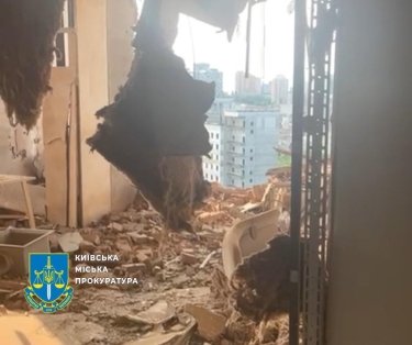 Фото 6 — РФ здійснила масовані атаки на Київ та Одесу: численні пожежі, руйнування, є загиблі та поранені (ФОТО, ВІДЕО)