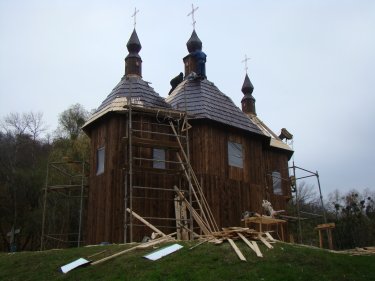 Фото 3 — В Каневе восстановили Тарасову церковь по строму рисунку французcкого художника
