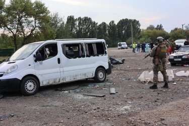 Фото 9 — Число погибших при обстреле гражданской колонны в Запорожской области выросло до 30, раненых - до 88