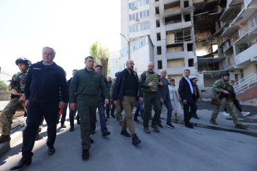 Фото 2 — "Ви не самотні": голова Євроради прибув до Одеси, щоб відсвяткувати День Європи