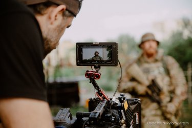 Фото 3 — Украинский режиссер Любомир Левицкий снимает документальный фильм о бойцах Третьей штурмовой бригады