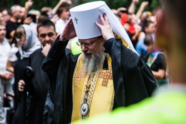 Фото 20 — "Мы сюда приехали мира просить" — как в Киеве прошел Крестный ход УПЦ МП (фото)