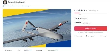 Фото 2 — Поляки собрали 4 млн злотых на "Байрактар" для ВСУ