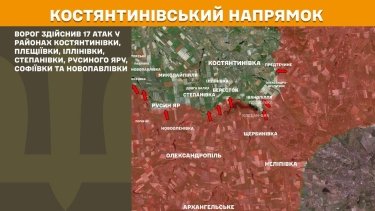Фото 18 — Карта бойових дій в Україні на 14 квітня 2026 року