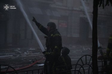 Фото 6 — Вночі Київ потерпав від комбінованої масованої атаки:є загиблі та постраждалі (ФОТО)