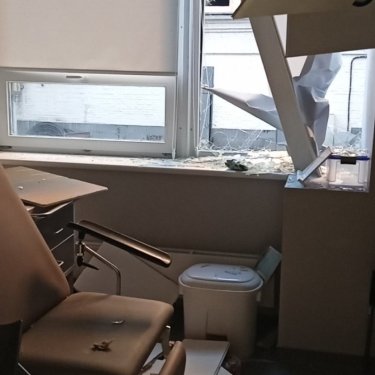 Фото 2 — Медичний центр "Добробут" у Києві був пошкоджений внаслідок атаки РФ